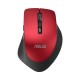 ASUS WT425 USB Óptico 1600DPI mano derecha Rojo ratón 90XB0280-BMU030